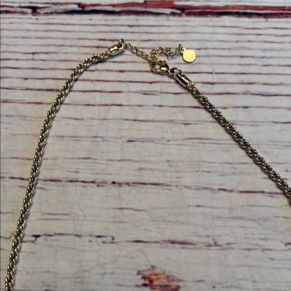 Gold Rope Chain Necklace - Picture 2 of 4